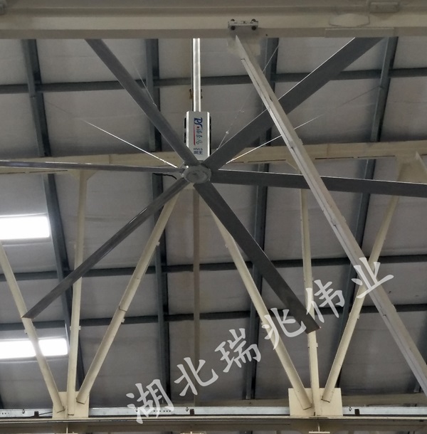 武漢工業(yè)大風扇，武漢工業(yè)大吊扇，高大空間通風降溫，高大空間通風降溫設備，高大空間廠房通風降溫