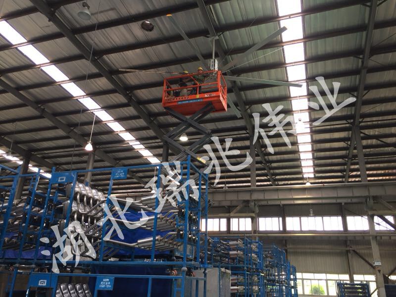 高溫來襲！瑞兆工業(yè)節(jié)能風扇，開辟廠房通風降溫新天地!